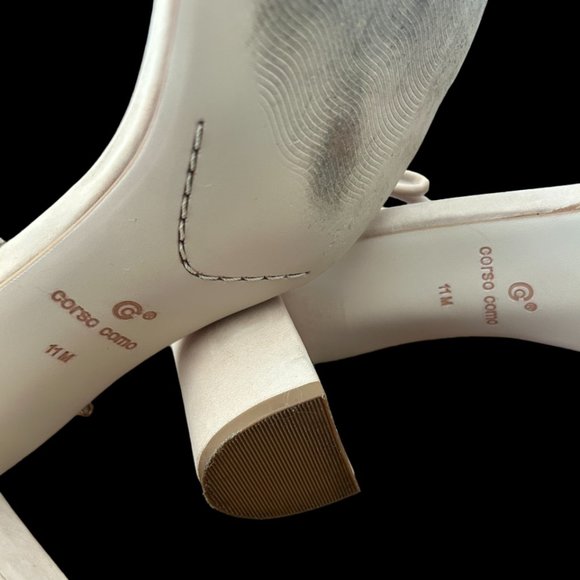 Corso Como Celebrayt Nude Block Heel Pump, Sz. 11 - Picture 6 of 11